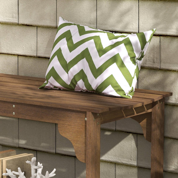 English Elm Outsunny Rustic Wooden Garden Bench - 3-Seat Curved Slatted Outdoor Furniture For Deck & Poolside Relaxation W2225P174074-GIGA