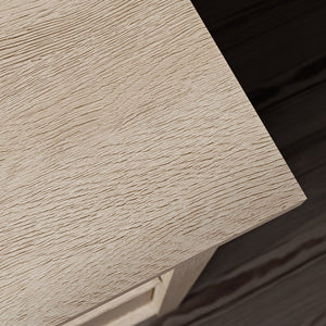 English Elm Desk, Versatile Brown Oak Finish For Home Office With Spacious Surface And Organized Storage Solutions B356P367780