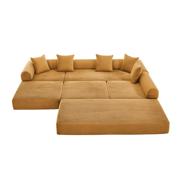 English Elm United We Win Convertible Folding Sofa Bed – Cozy Corduroy Memory Foam Couch For Small Spaces! W1568S00251-GIGA