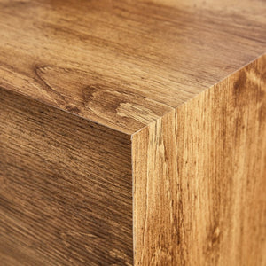 English Elm 39.3*23.6*12 Walnut Grain Mdf Low Profile Coffee Table for Modern Living Rooms Wood W1151P433605