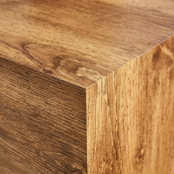 English Elm 39.3*23.6*12 Walnut Grain Mdf Low Profile Coffee Table for Modern Living Rooms Wood W1151P433605