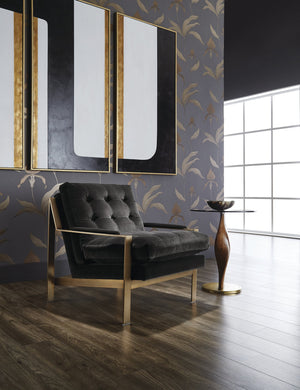 Sunpan The Path Wall Art - Striking Hand-Painted Triptych in Black, White & Gold with Unique Frames