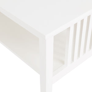 OSP Home Furnishings Sierra Coffee Table White Finish