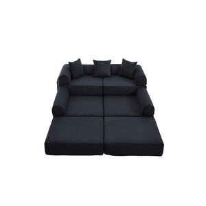 English Elm United We Win Convertible Folding Sofa Bed - Plush Corduroy, Memory Foam Comfort For Any Room! W1568S00248-GIGA