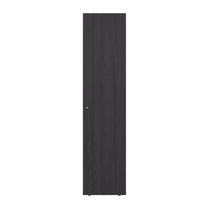 English Elm Deftones Tall Narrow Wenge Cabinet Four Shelves Slim Floor to Ceiling Bedroom Storage B128P485409