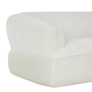 English Elm 122" L-shaped Sectional with Deep Chaise High Density Foam Low Profile Living Room Sofa Beige N767P371309W