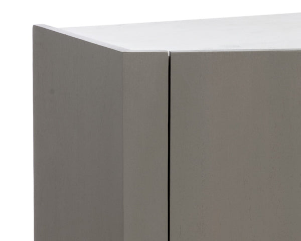 Sunpan SIMMONS Sideboard - Modern Artisanal Storage with Marble Top & Mango Wood for Contemporary Spaces 107344