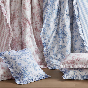 English Elm 5 Piece Full/Queen Comforter Set with Decorative Pillows - Soft Microfiber, Hypoallergenic, Cozy Layering Blue 16.54 L x 12.6 W x 7.87 H B035P381287