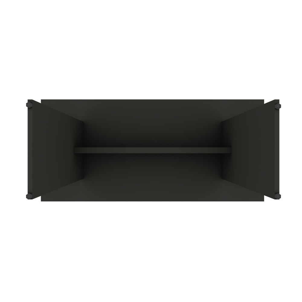 English Elm Nomad Rustic 68" Charcoal Dining Table with Wood-Grain ProTouch Finish H-Base Seats 6, Adjustable Feet B365P398261