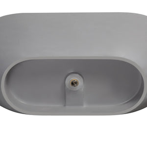 English Elm Bathtub Drain Kit Overflow Cover Corrosion Resistant Glossy Finish for Clean Bathroom Style Grey W1573P303205