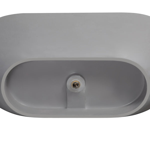 English Elm Bathtub Drain Kit Overflow Cover Corrosion Resistant Glossy Finish for Clean Bathroom Style Grey W1573P303205