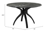 Sumay Dining Table Black 110086 Zuo Modern