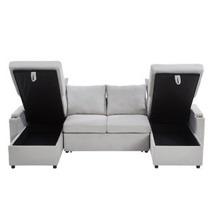English Elm Swivel Barrel Accent Chair Chenille Tufted Round Club Seat for Living Room Lounge Grey N719S002190E