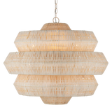 Antibes Medium White Chandelier