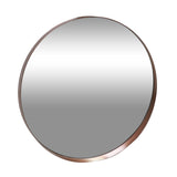 Christopher Knight Home® - Noble House - Hudspeth Contemporary Round Wall Mirror, Brushed Antique Brass