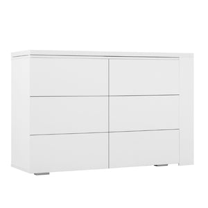 English Elm Six Drawers Multi-Functional White Desk With Removable Top – Versatile Storage For Home & Office W3871P369001-GIGA