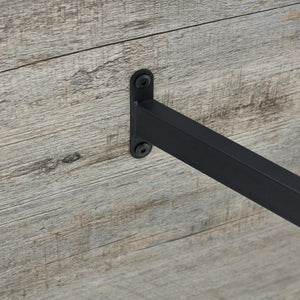 English Elm Table Set - Retro Minimalist Rectangular Dining Table With 6 Soft Chairs, Textured Top & Metal Legs W1151S03837-GIGA