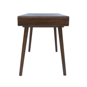 English Elm Christopher Knight Home® - Writing Mid-Century Modern Desk with Large Drawer & Rubberwood Legs, 40" Workspace, Sleek Storage and Stability Grey+Brown N770P323357E