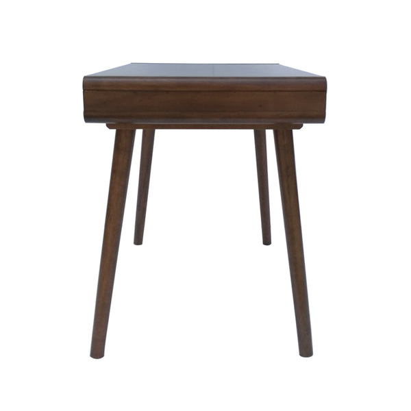 English Elm Christopher Knight Home® - Writing Mid-Century Modern Desk with Large Drawer & Rubberwood Legs, 40" Workspace, Sleek Storage and Stability Grey+Brown N770P323357E