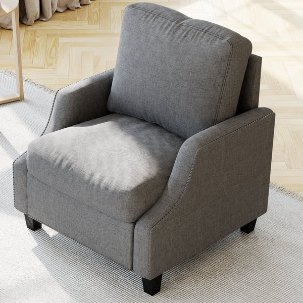 English Elm 3 Piece Living Room Sofa Set - Modern 3-Seater Sofa, Loveseat & Accent Chair For Cozy Spaces W680S00086