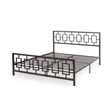 Christopher Knight Home® - Noble House - Claudia Modern Iron King Bed Frame