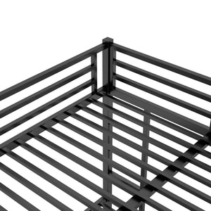 English Elm Metal Queen-Over-Queen Bunk Bed For Teens & Adults - Sturdy, Space-Saving, Noise-Reducing Design W1580S00340