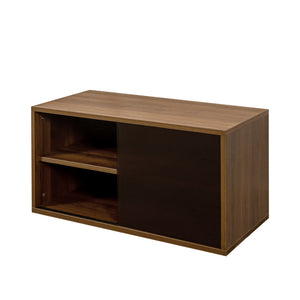 English Elm Stackable Modern Mounted Storage Cabinet for Home Organization — Sleek Shelf for Books, Décor, Clothes W331P289153 W331P289153