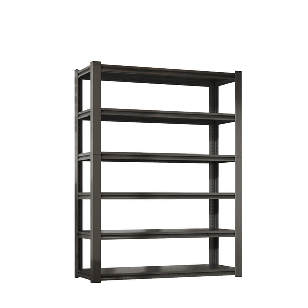 English Elm 82"H 6-Tier Metal Shelves - 2400LB Heavy Duty Adjustable Garage Rack, Easy Tool-Free Assembly, Versatile Storage T2398P252494