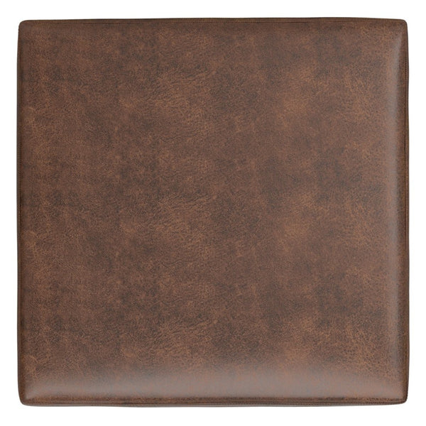 English Elm Shiloh Square Storage Ottoman - Stylish Faux Leather Seat With Hidden Storage & Safe Lift-Top Design B136P254713-GIGA