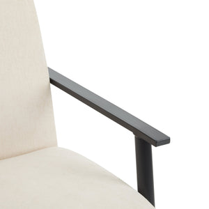 English Elm Christopher Knight Home® - 26.38" Modern Lounge Chair with Polyester Upholstery, Compact 26.4" Width, Metal Frame for Living Room Beige N767P236501B