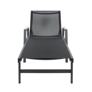 English Elm Christopher Knight Home® - Oxton Chaise Lounge - Stylish Outdoor Relaxation With Adjustable Recline & Durable Mesh Comfort N775P210702B