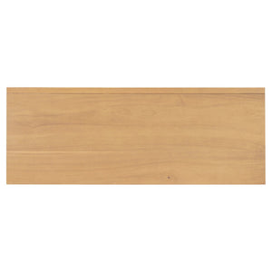 English Elm U_style Farmhouse Pine Veneer Buffet Cabinet with Double Doors for Kitchen or Entryway Natural N711P410389O