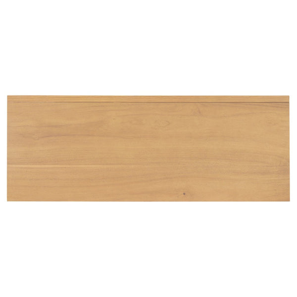 English Elm U_style Farmhouse Pine Veneer Buffet Cabinet with Double Doors for Kitchen or Entryway Natural N711P410389O