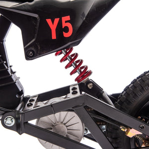 English Elm 24v 250w Kids Off-road Electric Motorcycle with Led Lights Bluetooth and Rear Suspension W1578P203984