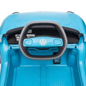English Elm 12v Licensed Volkswagen Beetle Ride on Car with Remote Control and Suspension for Kids Blue W1578P418192