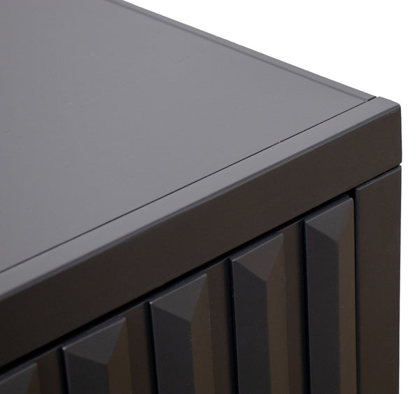 English Elm Radiance 94-Inch Black Fireplace Tv Stand For 100-Inch Tvs - Modern Design With Electric Heat! B108P345212-GIGA