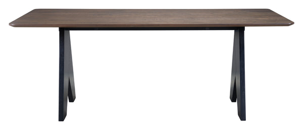 Zuo Modern Lisse Rectangular Dining Table - Elevate Your Dining Space With Modern Design And Style Brown Rubberwood 110500-zuo-modern