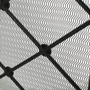 English Elm Christopher Knight Home® - FIRE Black Iron Fireplace Screen 34x31x4.5 Protective Mesh Guard Heat-Resistant Durable Design 61128.00