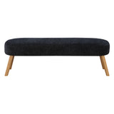 OSP Home Furnishings Cameron Bench Black/Natural