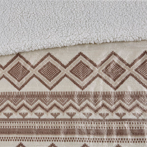 JLA Home Woolrich - Oversized Heated Throw with Faux Mink & Berber Reverse, Low EMF, 3 Heat Settings, OEKO-TEX, 5yr Warranty WR54-1775