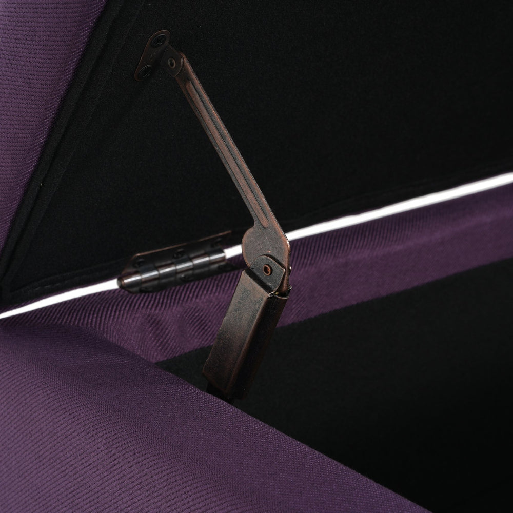 English Elm Christopher Knight Home® - STORAGE Tufted Purple Fabric Ottoman Bench with Hidden Storage, Pine Frame, Versatile Seat & Footrest N757P245670P