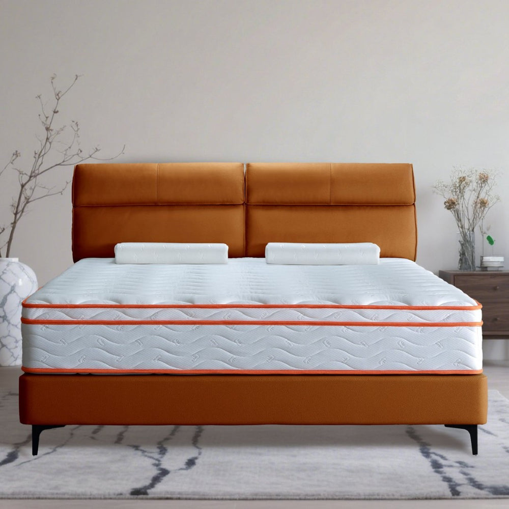 English Elm 10 Inch Hybrid Pocket Coil Mattress Medium Firm Memory Foam Certipur Certified Sleep W3203P348751