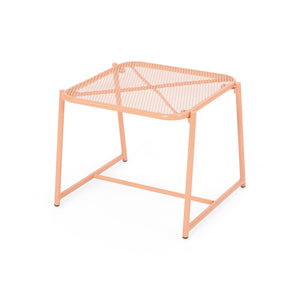 English Elm Christopher Knight Home® - ELBA Modern Mesh Shell Chat Set with Powder-Coated Iron Frame, Retro Minimal Outdoor Seating Orange N775P250740O