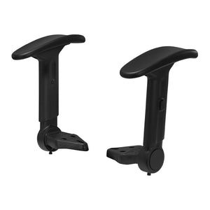 OSP Home Furnishings Height Adjustable Flip Arms with Pu Padding for Ergonomic Office Chair Comfort F2-3