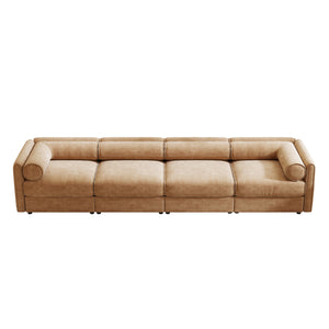 English Elm Modular Sectional Sofa - Plush Chenille With Hidden Storage, Ergonomic Design & Flexible Layout Options W714S01230