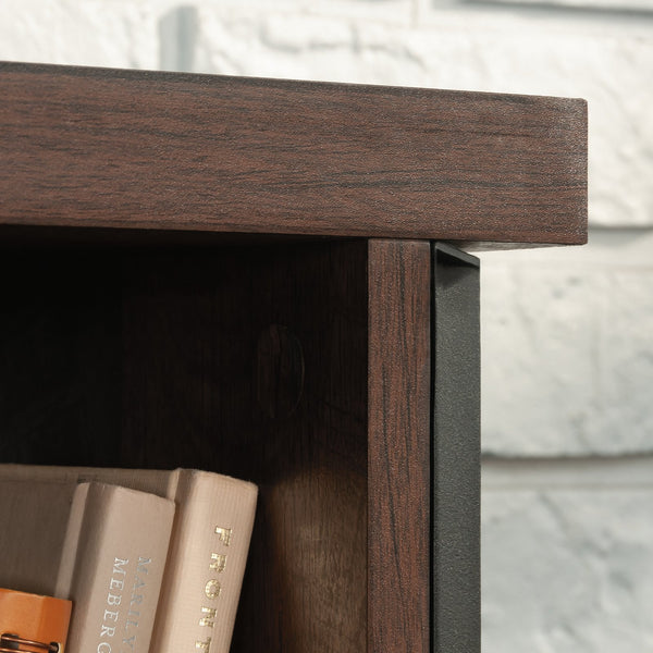 English Elm Hutch, Stylish Brown Finish With Smart Storage & Slim Profile For Small Office Spaces & Decor B356P367837