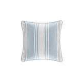 Harbor House Crystal Beach Coastal Pieced Square Pillow HH30-706A White