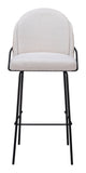 Jambi Barstool - Set of 2 Ivory 109969 Zuo Modern