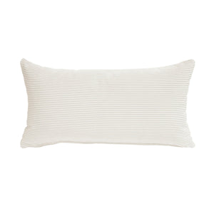 English Elm Modern Corduroy Accent Chair with Lumbar Pillow, Upholstered Seat, Stylish Living Room Centerpiece Beige 42 L x 28.5 W x 13.5 H B011P287470