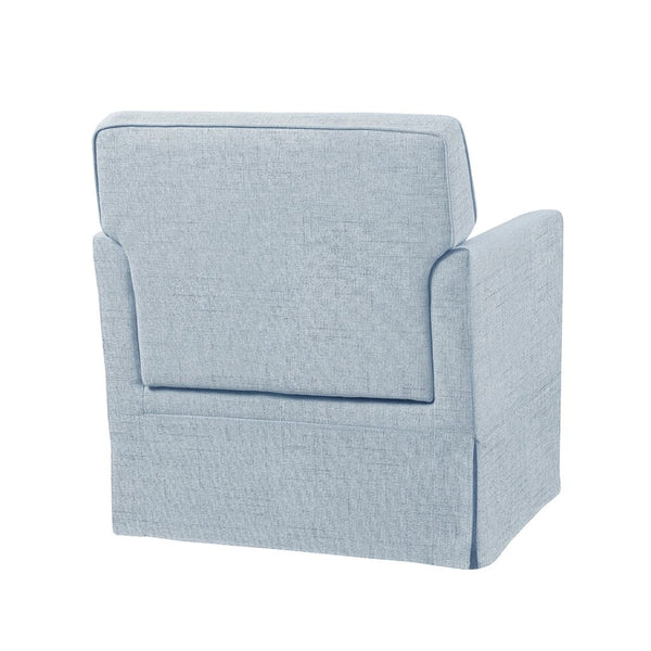 English Elm Slipcover Accent Armchair Tailored Track Arm Design for Living Room or Reading Nook B035P265950